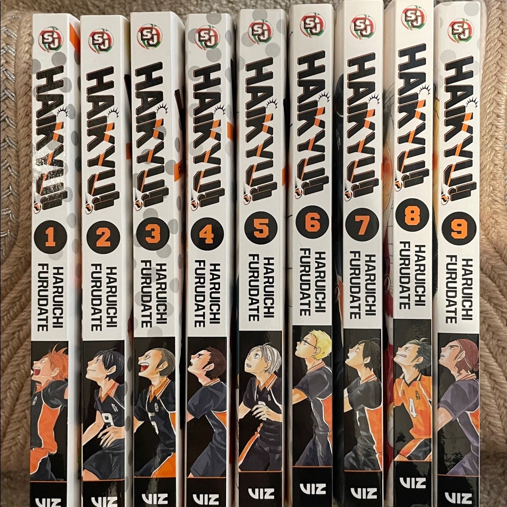 Haikyuu Manga Volumes 1-9 Set